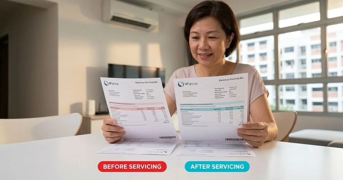 How Regular Aircon Servicing Lowers Your Electricity Bill in Yishun
