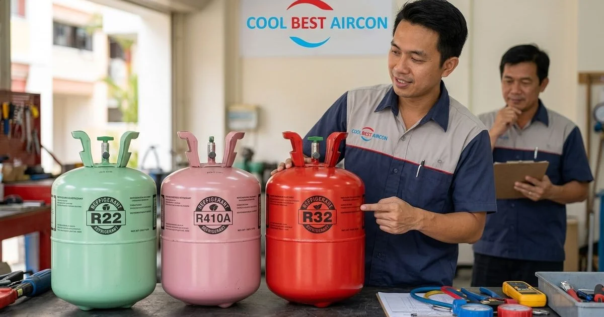 R22 vs R410A vs R32 Gas: What Yishun Homeowners Need to Know